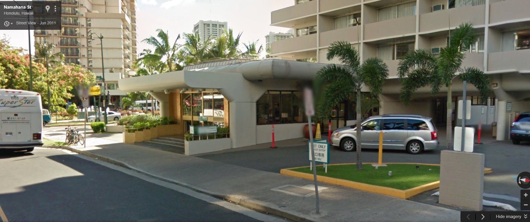 アンバサダー・ホテル・オブ・ワイキキNamahana St    Honolulu, Hawaii