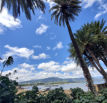 mountain and ocean view at puaena