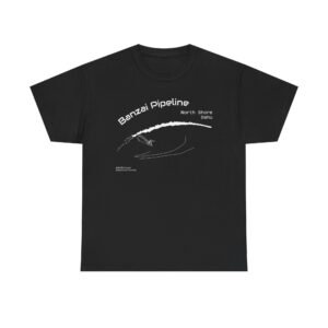 Banzai Pipeline Surf Tee — North Shore Oahu Wave Graphic T-Shirt