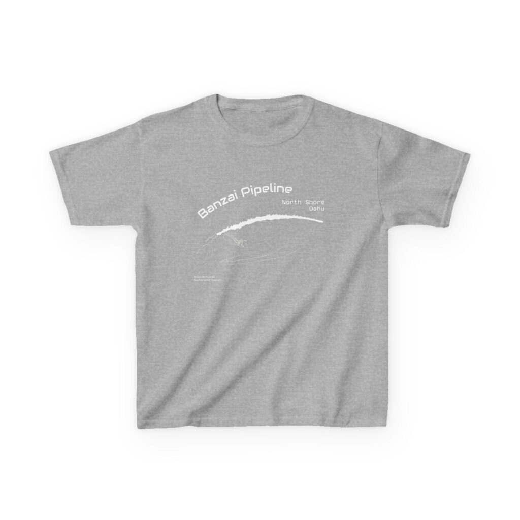 Kids "Banzai Pipeline" Surf Tee — Youth Surf Graphic Shirt