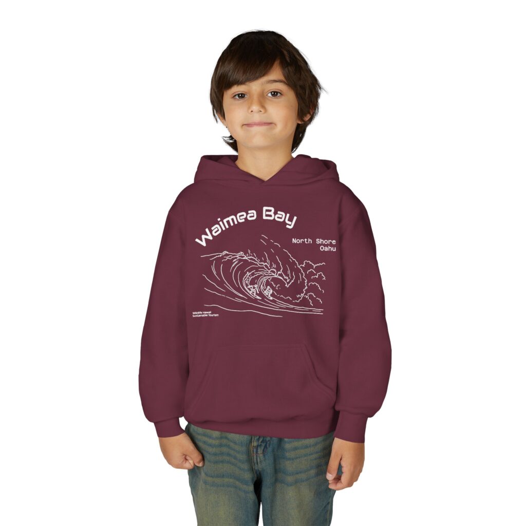 Youth White Hoodie — Classic Heavy Blend Kids Pullover