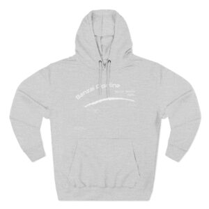 Minimalist "Breathe / Find Time" Hoodie — Banzai Pipeline Hawaii -Panel Fleece Pullover